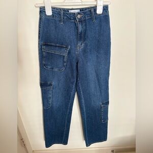 love, Fire Women's Blue Flare Jeans